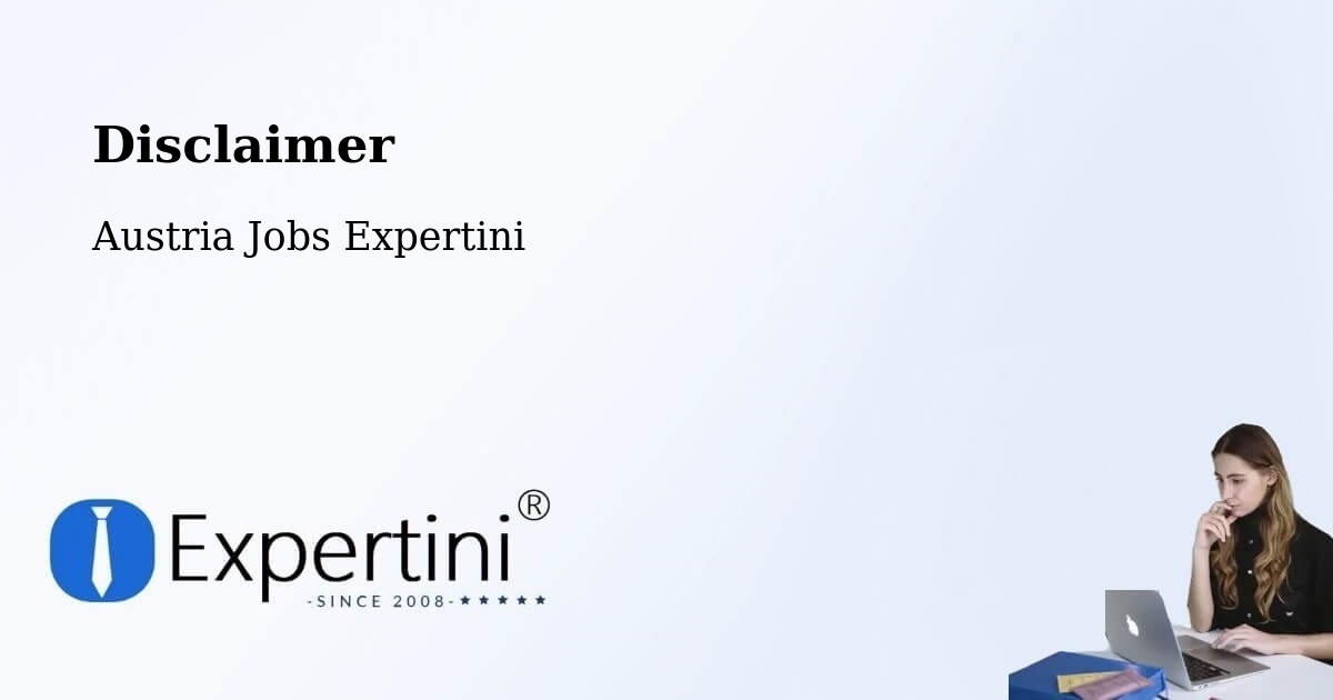 Disclaimer – Bocksdorf - Austria Jobs Expertini