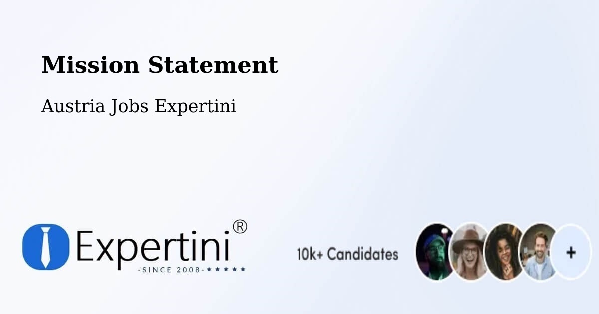 Corporate Mission – Bocksdorf - Austria Jobs Expertini
